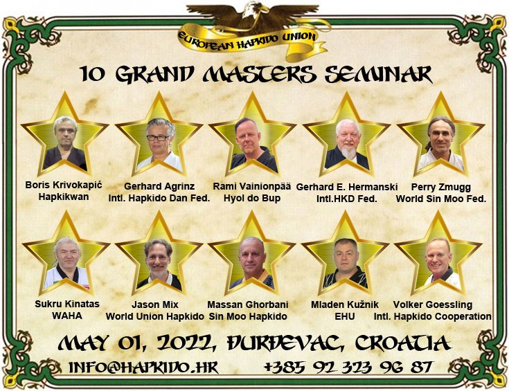 10 Uluslararası Hapkido Büyük Ustalar Semineri Türü - 1